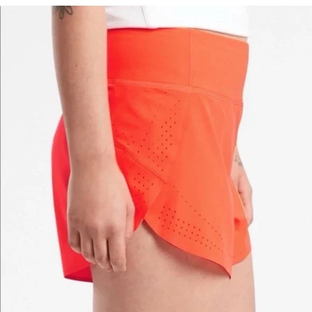 Athleta Allyson Felix Legend Run with It Short-Racing Red-Size 2X NEW
